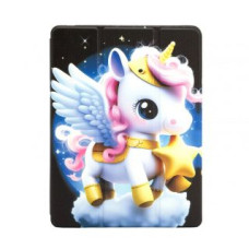 Ilike Maciņš grāmata iLike  iPad 10.2 / 10.5 Tablet Case Design Unicorn Violet