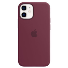 Apple Aizmugurējais vāciņš Apple - MHKQ3ZM/A Apple Silicone Magsafe Cover for iPhone 12 Mini Plum