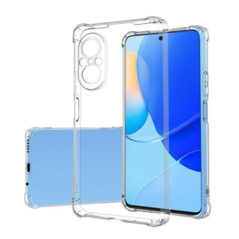 Evelatus Aizmugurējais vāciņš Evelatus Huawei Nova 9 SE Military Shockproof Silicone Case TPU Transparent