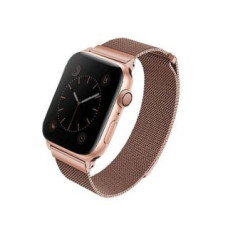 Uniq Siksniņa UNIQ  UNIQ pasek Dante Apple Watch Series 1/2/3/4/5/6/7/8/9/SE/SE2 38/40/41mm Stainless Steel różwo-złoty/rose gold