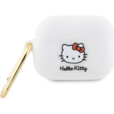 Hello Kitty Cits mobilo telefonu aksesuārs Hello Kitty  Hello Kitty Silicone 3D Kitty Head case for AirPods Pro 2 (2022/2023) - white