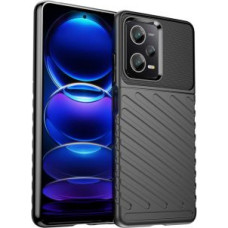 Hurtel Aizmugurējais vāciņš Hurtel  Thunder Case for Xiaomi Poco X5 Pro 5G / Redmi Note 12 Pro silicone armor case black