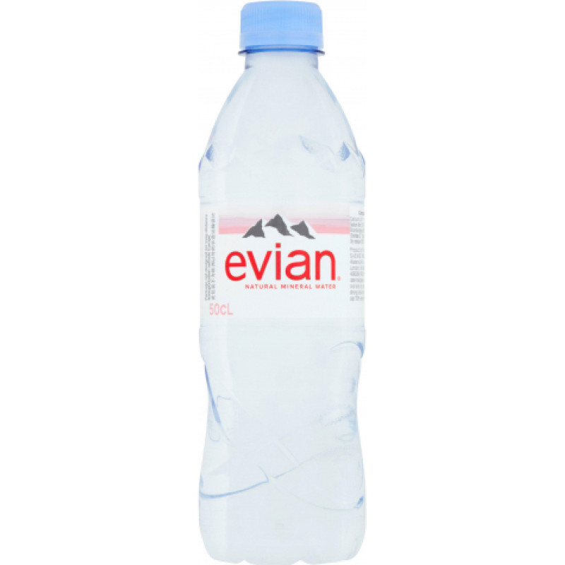 Evian minerālūdens negāzēts 0.5L