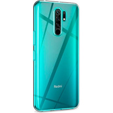 Evelatus Aizmugurējais vāciņš Evelatus Xiaomi Redmi 9 Clear Silicone Case 1.5mm TPU Transparent