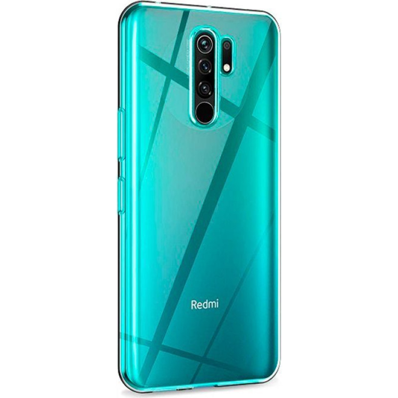 Evelatus Aizmugurējais vāciņš Evelatus Xiaomi Redmi 9 Clear Silicone Case 1.5mm TPU Transparent