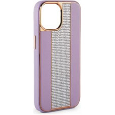 Ilike Aizmugurējais vāciņš iLike Apple iPhone 15 Pro Max Diamonds and Leather Case Pink Sand