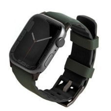 Uniq Siksniņa UNIQ  UNIQ pasek Linus Apple Watch Series 1/2/3/4/5/6/7/8/9/SE/SE2/Ultra/Ultra 2 42/44/45/49mm. Airosoft Silicone zielony/moss green