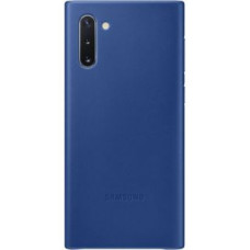 Samsung Aizmugurējais vāciņš Samsung  Galaxy Note 10 Leather Cover Blue