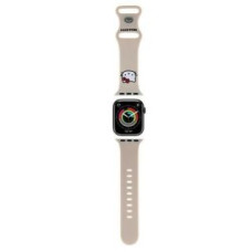 Hello Kitty Siksniņa Hello Kitty  Hello Kitty Silicone Kitty Head strap for Apple Watch 38/40/41mm - beige