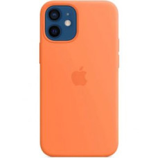 Apple Aizmugurējais vāciņš Apple - MHKN3ZM/A Apple Silicone Magsafe Cover for iPhone 12 Mini Kumquat