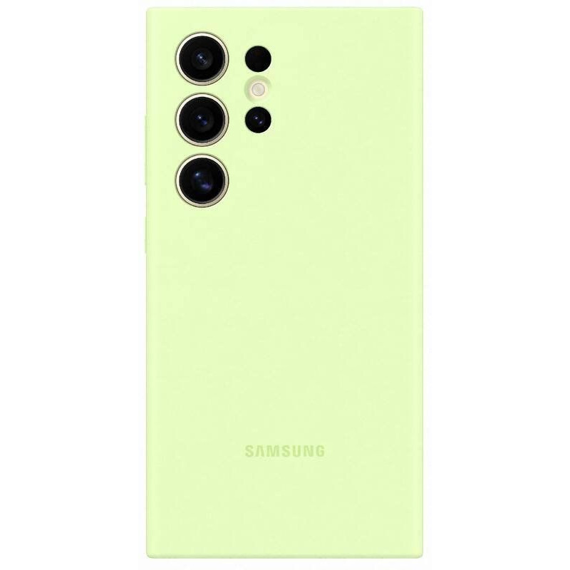 Samsung Aizmugurējais vāciņš Samsung - EF-PS928TGE Samsung Silicone Cover for Galaxy S24 Ultra Lime