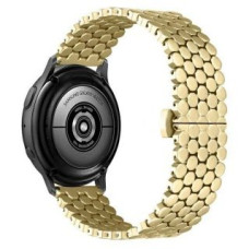 Beline Siksniņa Beline  Beline pasek Watch 20mm Metal Honeycomb złoty /gold box