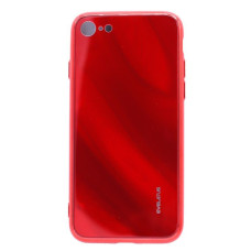 Evelatus Aizmugurējais vāciņš Evelatus Apple iPhone 7/8 Water Ripple Gradient Color Anti-Explosion Tempered Glass Case Gradient Red-Black