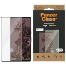 Panzer Glass Cits mobilo telefonu aksesuārs Panzer Glass  PanzerGlass Ultra-Wide Fit Antibacterial Tempered Glass for Google Pixel 7 Pro - with Black Frame