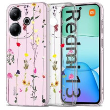 Tech-Protect Aizmugurējais vāciņš Tech-Protect  Tech-Protect FlexAir+ case for Xiaomi Redmi 13 - colorful flowers