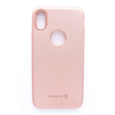 Evelatus Aizmugurējais vāciņš Evelatus Apple iPhone X Carbon Pink