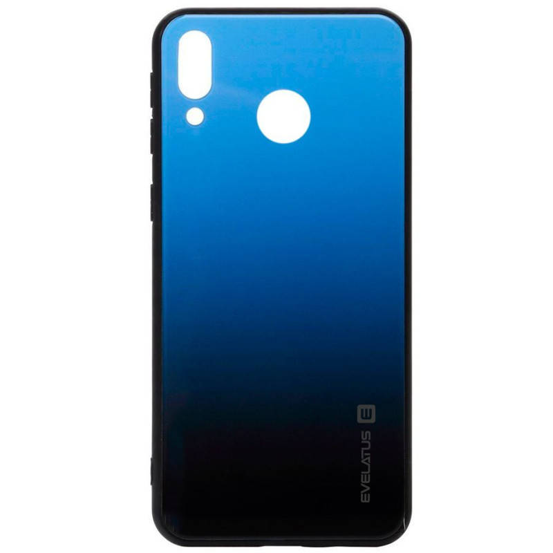 Evelatus Aizmugurējais vāciņš Evelatus Huawei Y7 2019 Gradient Glass Case 7 Sea Depth