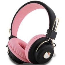 Hello Kitty Bezvadu austiņas Hello Kitty  Hello Kitty słuchawki nauszne Bluetooth HKBH9KHLMP różowe/pink Metal Logo