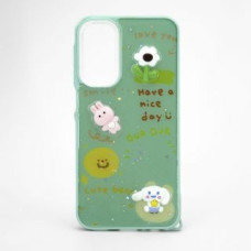 Ilike Aizmugurējais vāciņš iLike Samsung Galaxy A15 EPOXY CARTOON COVER Light Green