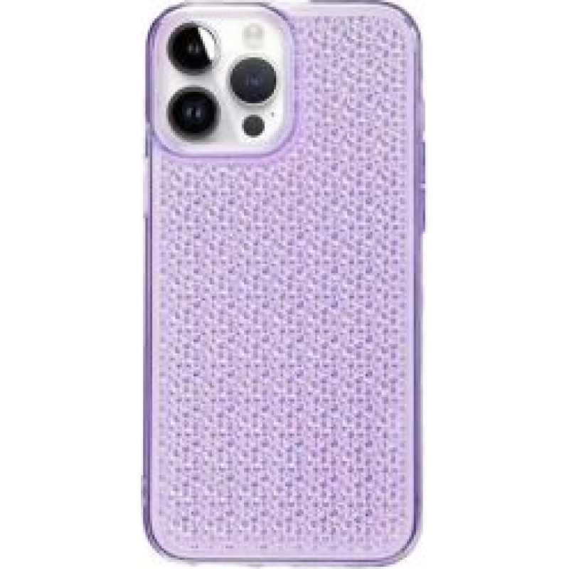 Ilike Aizmugurējais vāciņš iLike Apple iPhone 14 Pro Silicone case Shine Transparent Violet