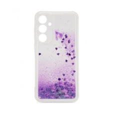 Ilike Aizmugurējais vāciņš iLike Samsung Galaxy A35 Silicone Case Water Glitter Purple