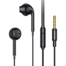 Vipfan Vadu austiņas Vipfan  Wired in-ear headphones VFAN M15, 3.5mm jack, 1m (black)