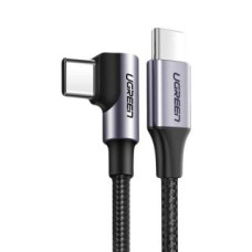 Ugreen Kabelis Ugreen  Ugreen US255 50123 USB-C - USB-C PD QC cable 60W 3A 480Mb/s 1m - gray