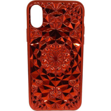 Greengo Aizmugurējais vāciņš GreenGo Apple iPhone X 3D Case Red