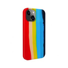 Evelatus Aizmugurējais vāciņš Evelatus Apple iPhone 15 Silicone case Multi-Colored Rainbow