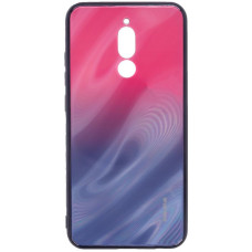 Evelatus Aizmugurējais vāciņš Evelatus Xiaomi Redmi 8 Water Ripple Gradient Color Anti-Explosion Tempered Glass Case Gradient Pink-Purple