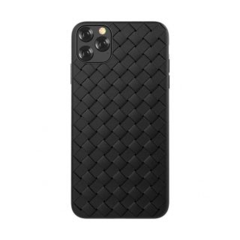 Devia Maciņi Devia Apple Woven Pattern Design Soft Case iPhone 11 Pro black