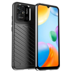 Ilike Aizmugurējais vāciņš iLike Xiaomi Redmi 10C / Poco C40 Thunder Case Flexible armored cover Black