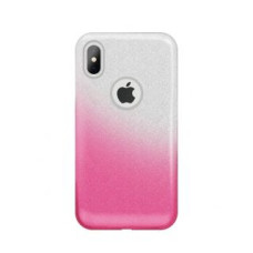 Ilike Aizmugurējais vāciņš iLike Apple iPhone X / iPhone XS Gradient Glitter 3in1 case Pink