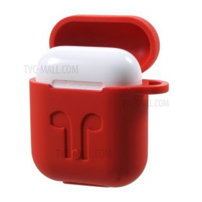 Ilike Maciņš austiņām iLike - AirPods silicon case 1&2 Red