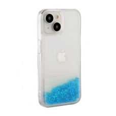 Ilike Aizmugurējais vāciņš iLike Apple iPhone 15 Plus Silicone Case Water Glitter Blue