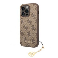 Apple Aizmugurējais vāciņš Apple - Guess 4G Charm Case for iPhone 13 Pro Tone on Tone Brown