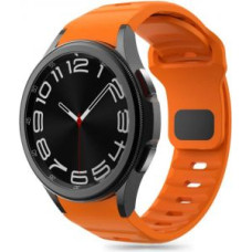 Tech-Protect Siksniņa Tech-Protect  Tech-Protect Silicone Line Strap for Samsung Galaxy Watch 4 / 5 / 5 Pro / 6 / 7 / FE - Orange