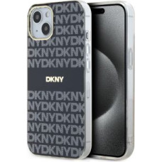 Dkny Aizmugurējais vāciņš DKNY - DKNY PC/TPU Repeat Pattern Tonal Stripe Magsafe Case for iPhone 15 Black