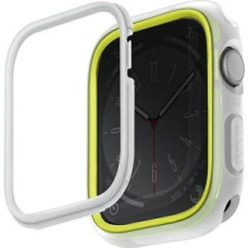 Uniq Siksniņa UNIQ  UNIQ etui Moduo Apple Watch Series  4/5/6/7/8/9/SE/SE2 40/41mm limonka-biały/lime-white