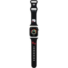 Hello Kitty Siksniņa Hello Kitty  Hello Kitty Silicone Kitty Head strap for Apple Watch 38/40/41mm - black