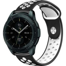 Beline Siksniņa Beline  Beline pasek Watch 22mm Sport Silicone czarno-biały black/white box