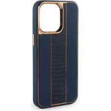 Ilike Aizmugurējais vāciņš iLike Apple iPhone 15 Leather Case Customized Midnight Blue