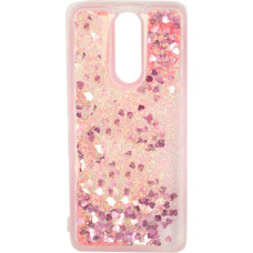 Evelatus Aizmugurējais vāciņš Evelatus Xiaomi Redmi 8 Shining Quicksand Case Pink