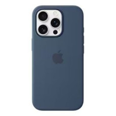 Apple Aizmugurējais vāciņš Apple - iPhone 16 Pro Silicone Case with MagSafe Denim Blue