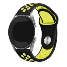 Beline Siksniņa Beline  Beline pasek Watch 22mm Sport Silicone czarno-żółty black/yellow box