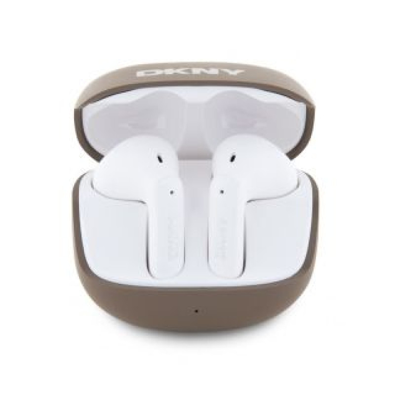 Dkny Bezvadu austiņas DKNY  Satiny Finish TWS Wireless Earphones Brown