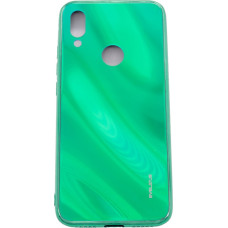 Evelatus Aizmugurējais vāciņš Evelatus Xiaomi Redmi 7 Water Ripple Full Color Electroplating Tempered Glass Case Green