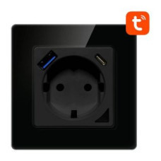 Avatto Viedierīce Avatto  Smart WiFi Wall Socket Avatto N-WOT10-USB-B TUYA USB USB-C (black)