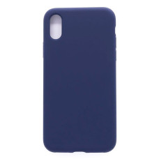 Evelatus Aizmugurējais vāciņš Evelatus Apple iPhone Xs MAX Nano Silicone Case Soft Touch TPU Midnight Blue