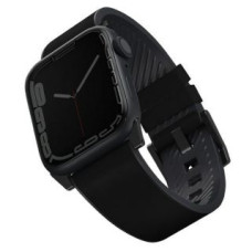 Uniq Siksniņa UNIQ  UNIQ pasek Straden Apple Watch Series 1/2/3/4/5/6/7/8/9/SE/SE2/Ultra/Ultra 2 42/44/45/49mm. Leather Hybrid Strap czarny/black